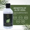 KORAI Aloe Vera Gel from freshly cut 99% Pure Aloe Vera Gel-Natural Ingredients-Vegan, Unscented - For Face, Skin and Hair view 2