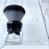 West Coast Shaving Clear Smoke Shaving Brush, Burlwood view 3