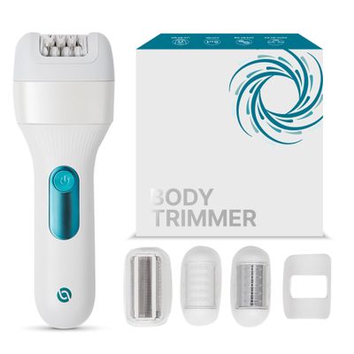 Epilators V3 Body Hair Removal Device for Women Men, 5-in-1 Cordless Rechargeable, with 5 Accessories Includes Shaver Head, Foot File, Cooling, and Bkikini Line Cap