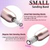 150 Grit Mini Sanding Bands for Nail Drill Bit - 100 Pcs, 3.1 MM Small Sanding Bands for Manicures and Pedicure view 2