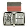10 Pcs Stainless Steel Nail Care Kit for Professional Manicure Pedicure Set Grooming Kit with Travel Case (Color : A, Size : 10PCS) (A 10PCS) view 1