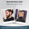 64" x 56" Waterproof Barber Cape for Men  Adjustable Neck Salon Cape  Professional Haircut Supplies view 4