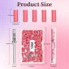 180 Grit Small Nail Sanding Sands, 100 Pcs Pink Sanding Bands for Nail, 180 Fine Grit Sanding Bands for Nail with 3.1 MM Nail Drill Bit, Small Sanding Bands for Natural Nails Acrylic Gel view 3