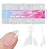 Layhou 600pcs/ Box of Nail Chips Ultra Short No Scratch Frosted False Nail Chips view 1