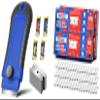 DIYSELF 1 Pack Razor Blade Scraper(Blue) and 400 Pcs Single Edge Razor Blades view 1