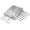 12 in 1 Manicure Tools StainlessSteel Nail Clippers Pedicure Scissors Hand Care Foot Care Kit (Color : Blue, Size : 12pcs) (Blue 12pcs) view 3