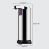 Automatic Soap Dispenser 250ml with Sensors 3 Adjustable Soap Dispensing Levels Liquid Hand Soap Dispenser High view 3