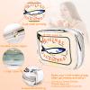 AZURAOKEY 2 Piece Set Canned Sardines Makeup Bag Aesthetic Toiletry Bag For Women view 4