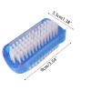 2PCS Double Sided Scrubbing Soft Art Brush Remove Dirt Fingernail Manicure Tools Pedicure Brush Scrubbing Brush for Long Handle view 4