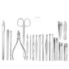 19pcs/Set Pruning Nail Clippers Cutting Pliers Set Single Groove Pedicure Inflammation Tool Home (Color : As Shown, Size : One Size) (As Shown One Size) view 2