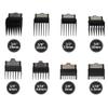HaeKap New Set of 8 Clipper Guards with Metal Clip Attachment Guards Replacement for BaBylissPRO Barberology FX870 / FX880 / FX890 / FX825 / FX673 Clippers view 2
