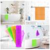 4 Pieces Exfoliating Washcloth Shower Towel African Net Sponge Japanese Wash Cloth Face Exfoliating Sponge Loofah Exfoliating Body Scrubber for Body Exfoliation (Purple, Pink, Green, Orange) view 3
