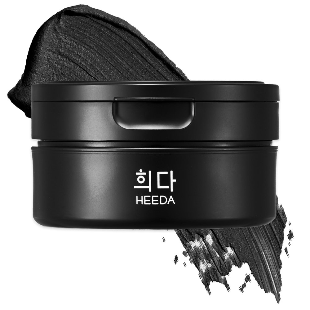 HEEDA Charcoal All-In-One Cleansing Balm, Deep Pore Purifying & Hydrating Makeup Remover with Ceramide & Botanical Oils (Jojoba, Argan, Camellia) for Soft, Radiant, Glass-Skin Glow