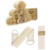 6'' Natural Loofah(6Pack) Back Scrubber for Shower(1 Pack) view 1