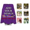 fovditca Custom Barber Cape - Design Your Own Photo Text, Personalized Adjustable Neckline Hairdressing Apron, for Men Women, 55 x 66 Inche view 1