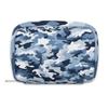 GzLeyigou Small Makeup Bag Blue White Camouflage Organizer Case Mini Cosmetic Bags with Compartments Pouch Toiletry Bag for Women Travel Makeup Brush Bag Storage Bag Camo Skin view 1