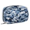 GzLeyigou Small Makeup Bag Blue White Camouflage Organizer Case Mini Cosmetic Bags with Compartments Pouch Toiletry Bag for Women Travel Makeup Brush Bag Storage Bag Camo Skin view 3