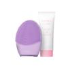 FOREO Deep & Gentle LUNA 4 Sensitive Bundle - Facial Cleansing Brush for Sensitive Skin + LUNA Micro-Foam Face Cleanser 2.0, 3.4 oz - Deep Cleansing and Firming Silicone Face Massager Beauty Set view 1
