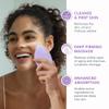 FOREO Deep & Gentle LUNA 4 Sensitive Bundle - Facial Cleansing Brush for Sensitive Skin + LUNA Micro-Foam Face Cleanser 2.0, 3.4 oz - Deep Cleansing and Firming Silicone Face Massager Beauty Set view 3