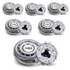6-Pack Compatible with SH60 Norelco Replacement Heads 6000 Series S6810 S6820 S6850 S6880/81, Upgraded Blades for Philips Norelco 6000 Replacement Heads, Fit for Shaver Series 6000 S6810/82 S6850/85 view 1