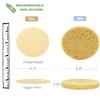 50-Count Compressed Facial Sponges for Daily Facial Cleansing and Exfoliating, 100% Natural Cosmetic Spa Sponges for Makeup Remover, Multicolors view 3