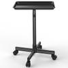 TASALON Salon Tray on Wheels,Rolling Tray Trolley for Salon Essentials, Adjustable Height Provides Ample Storage for Hairstylist, Tattoo and Clinic Use - Black view 1
