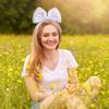 Surakey Sequin Bow Headband Hair Accessories Dazzling Bow Headband Hair Bows for Girls Shows and Photos Princess Headwear, Type 5 view 3