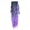 YUXING1205 Synthetic Kinky Curly Hair Ponytails Cosplay Hairpiece Ribbon Drawstring Ponytail Extensions Blue Pink Red Ombre Color(M2-33) view 4