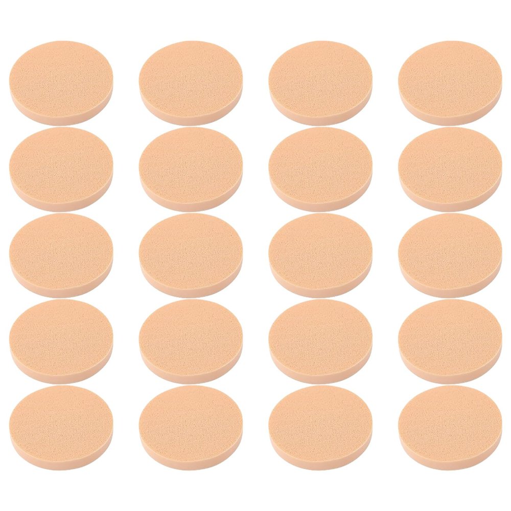 20 Pcs Makeup Sponge Facial Powder Puff Liquid Foundation Applicators Round Face Sponges Facial Puff Use For Dry And Wet