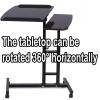 AoForce Tattoo Supplies and Equipment H-base Adjustable Height Tilt Density Board with Steel Tube Tattoo Supplies Storage Board with Universal Wheels view 4