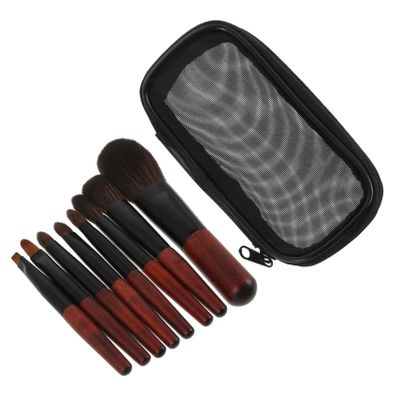 Beatifufu Portable Makeup Brush Set for Eye Makeup Mini Travel Brush Kit with Soft Bristles for Beginners and Daily Use Compact for Easy Carrying