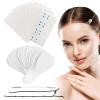 160pcs Face Lift Tape Face Tape Lifting Invisible with 3 Pieces Elastic Lifting Ropes Face Tape Instantly Lifts High Elasticity Instant Face Lift Tape V-Shaped(COLOR:white) view 1