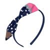 Back To School Headbands for Women Navy Blue Headband Pencil Hairbands for Girls Cute Polka Dot Hairband First Day of School Teacher Hair Supplies Navy Blue Pencil Hair Accessories for Styling 1Pcs view 1