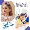 Back To School Headbands for Women Navy Blue Headband Pencil Hairbands for Girls Cute Polka Dot Hairband First Day of School Teacher Hair Supplies Navy Blue Pencil Hair Accessories for Styling 1Pcs view 4