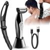 Multi Fuctional Chest Back Shavers for Men, Wet Dry Use Back Extreme Reach Removable Handle Shavers view 1