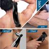 Multi Fuctional Chest Back Shavers for Men, Wet Dry Use Back Extreme Reach Removable Handle Shavers view 3
