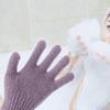 2Pcs Shower Bath Gloves Loofah Body Scrubber Wash Massage view 4