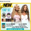 BOBBI BOSS Human Hair HD Lace Front Wig Glueless 13X7 MBLF009 DEVYN (Dark Brown 2) view 4