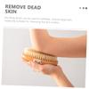 NOLITOY 3pcs Natural Bristle Bath Brush for Gentle Exfoliation Handle Shower Scrubber for Deep Cleaning and Massage for Removing Dead Skin and Relaxing Muscles view 3