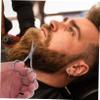 Beatifufu Stainless Steel Eyebrow Trimming Scissors Compact Barber Accessories Easy to Use Beauty Scissor for Nose Brow view 2