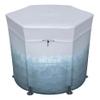 Bestway SaluSpa Glacial Dip Cold Plunge Recovery Ice Bath Pod 1-Person (35.5" x 31.5") | Round Cold Plunge Tub view 2
