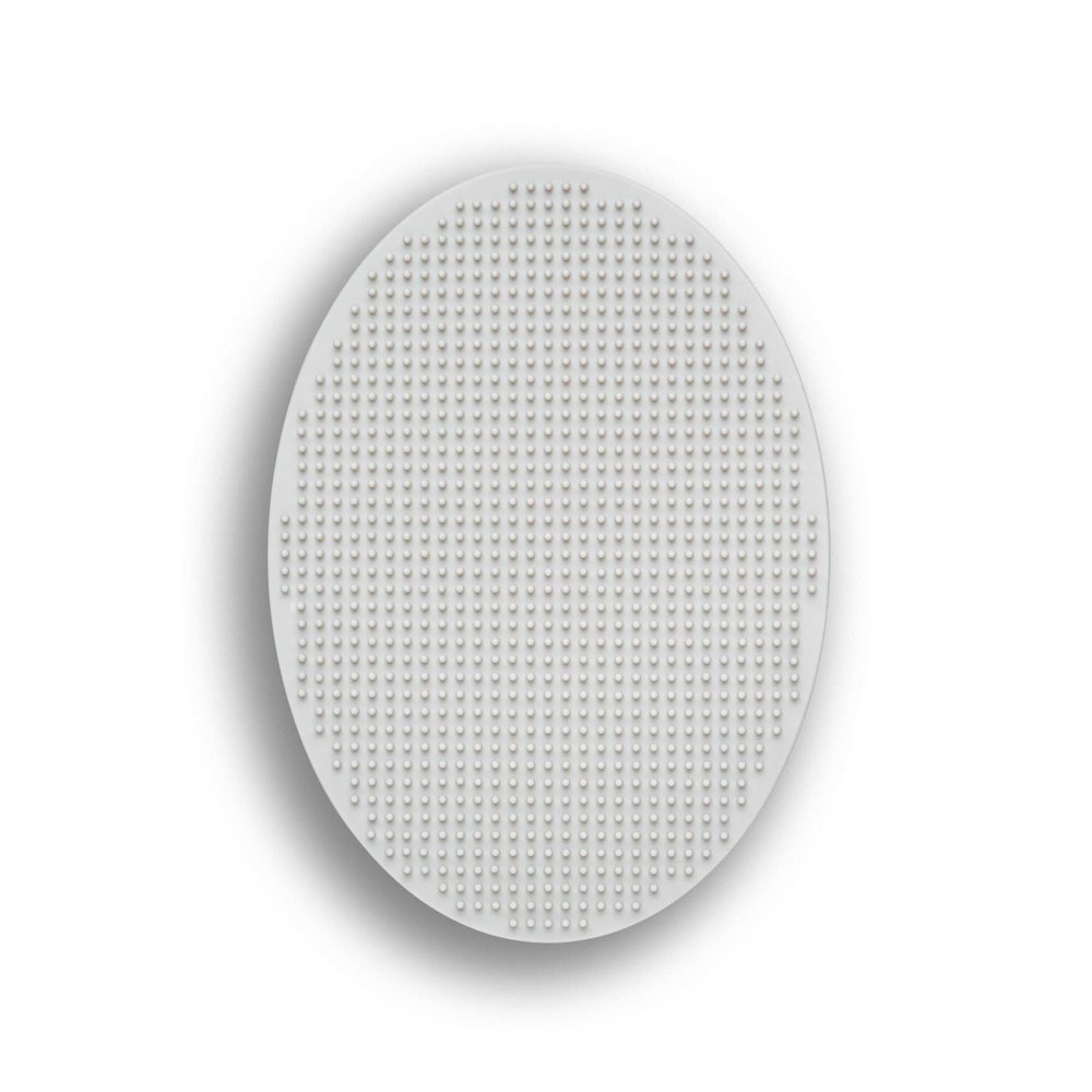 Cleansing Palm Pad | Ergonomic Handheld Brush Cleaner | Silicone Textured Scrub Pad for Deep Cleaning | Travel-Size, Beauty Tool
