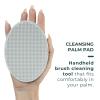 Cleansing Palm Pad | Ergonomic Handheld Brush Cleaner | Silicone Textured Scrub Pad for Deep Cleaning | Travel-Size, Beauty Tool view 2