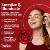 TruSkin Caffeine Face & Eye Serum  Energizing 5% Caffeine Serum with EGCG Niacinamide Matcha and Ginseng  Improve Look of Under Eye Dark Circles and Puffiness, 1 fl oz view 3