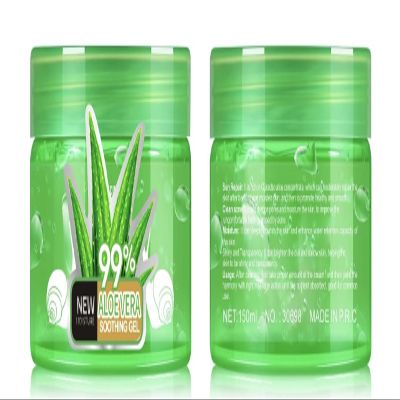 Generic Aloe Vera Gel for Face, Body & Hair, Soothing Aloe Face Moisturizer, Multipurpose Skin Care, Hydrating Aloe Gel, Claming after sunburn 150ml (Aloe Vera)