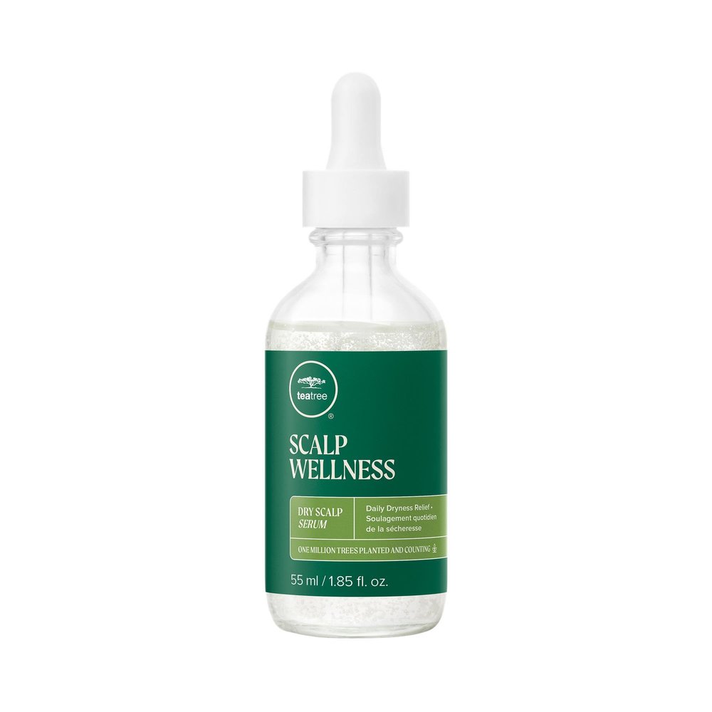 Tea Tree Scalp Wellness Dry Scalp Serum, Daily Dryness Relief, For Dry Hair + Scalps, 1.85 fl. oz.
