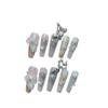 Handmade Wearing Nail Long Heavy Industry Nail Patch Detachable False Nails 10pcs(17,S) view 1