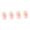 FRCOLOR 4pcs Professional Ear Model Earring Display Silicone Human Ear for Piercing Practice Piercings view 1