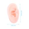 FRCOLOR 4pcs Professional Ear Model Earring Display Silicone Human Ear for Piercing Practice Piercings view 2