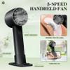 Shmian Professional Eyelash Shampoo & Cleanser 60ml - Gentle Lash Extension Cleansing Foam with Mascara Brush Kit, Handheld Fan - Safe Lash Bath Care for Long-Lasting Volume (Black Fan kit) view 2